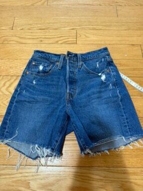 Levi's 501 Original High Rise Cutoff Denim Shorts | W26